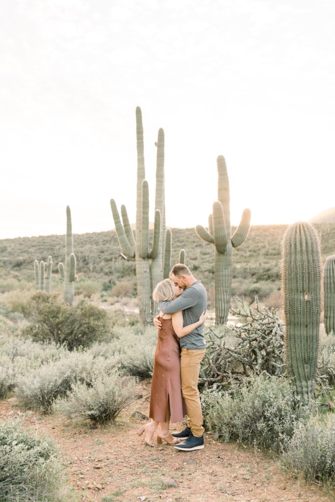 Cave Creek engagement session at Spur Cross